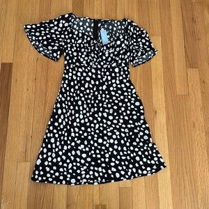 Xsp Loft bell sleeve tie front dress brand new with tags